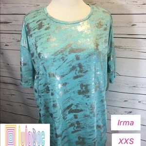 Lularoe Xxs Elegant Irma top Bnwt